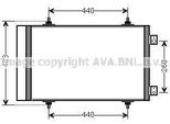 Prasco CNA5263D - Condensatore Aria Condizionata Oe 6455EN Con Essiccatore Per C8 (Ea, Eb), Jumpy (VF7), Scudo, Ulysse, 807 (Eb), Expert (Vf), Expert Tepee (VF3X)