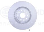 Hella 8DD 355 109-541 - Oe 1K0615301AB Disco Freno Per A3 (8P), Leon (1P1), Superb Ii (3T), Cc (358), Eos (1F), Golf V (1K), Golf Vi, Passat (3C), Passat Cc (357), Scirocco
