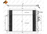 Nrf 35920 - Condensatore Aria Condizionata Oe 55116928AA Per Commander (Xh, Xk), Grand Cherokee Iii (Wh, Wk)