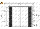 Nrf 35604 - Condensatore Aria Condizionata Oe XR828762 Con Essiccatore Per S-Type (X200), Xf (X250), Xk (X150)