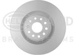 Hella 8DD 355 127-981 - Disco Freno Oe 1K0615301AB Per A3 (8P), Leon (1P1), Superb Ii (3T), Cc (358), Eos (1F), Golf V (1K), Golf Vi, Passat (3C), Passat Cc (357), Scirocco