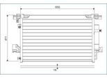 Valeo 814315 - Condensatore Aria Condizionata Oe 6455 Fa Con Essiccatore Per C-Crosser (Vu, Vv), C4 Aircross, 4007 (Vu, Vv), 4008