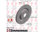 Zimmermann 290.2271.20 - Disco Freno Per F-Pace (X761), I-Pace (X590), Xe (X760), Xf (X260), Discovery Sport (L550), Range Rover Velar (L560)