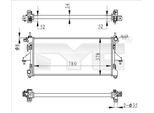 Tyc 709-0020-R - Radiatore Oe 1330S3, Raffreddamento Motore Per Jumper, Ducato, Boxer