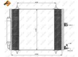 Nrf 35669 - Condensatore Aria Condizionata Oe 6455AP Con Essiccatore Per C8 (Ea, Eb), Jumpy (VF7), Ulysse, 807 (Eb), Expert (Vf), Expert Tepee (VF3X)