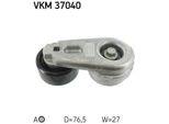 Skf Vkm 37040 - Puleggia Tenditore Oe AJ88003, Cinghia A V Per S-Type (X200), X-Type (X400), Xf (X250), Xj (X308), Xj (X350, X358), XK8 (X100), Xk (X150), Range Rover Iii (L322)