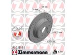 Zimmermann 290.2259.52 - Disco Freno Per Xj (X300, X330), Xj (X308), Xj Coupé, Xjsc (X27), XK8 (X100), Xk (X150)