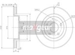 Maxgear 19-2323 - Disco Freno Oe 52089269AB Per Commander (Xh, Xk), Grand Cherokee Ii (Wg, Wj), Grand Cherokee Iii (Wh, Wk)