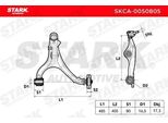 Stark SKCA-0050805 - Braccio Di Controllo Oe K52089981AD Per Commander (Xh, Xk), Grand Cherokee Iii (Wh, Wk)