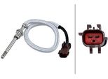 Hella 6PT 010 376-501 - Sensore Temperatura Gas Di Scarico Oe 5146150AA Per Grand Cherokee Iv (Wk, WK2)