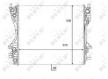 Nrf 59060 - Oe C2C32997 Radiatore, Raffreddamento Motore Per S-Type (X200), Xf (X250), Xj (X350, X358)