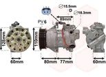 Van Wezel 5300K626 - Compressore Aria Condizionata Oe 88310 02390 Per Auris (E15), Corolla (E15)
