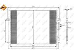 Nrf 35275 - Condensatore Aria Condizionata Oe 55115918 Per Cherokee (Xj), Grand Cherokee I (Zg, Zj), Grand Cherokee Ii (Wg, Wj)