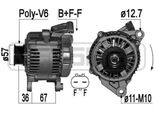 Era 209345A - Alternatore Oe 56041 120AC Per Grand Cherokee Ii (Wg, Wj)