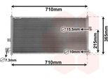 Van Wezel 13005205 - Condensatore Aria Condizionata Oe 92100BU005 Per Almera Tino (V10)