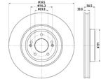 Hella 8DD 355 132-651 - Oe 51712J5250 Disco Freno Per Stinger (Ck)