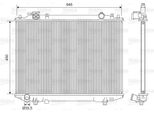 Valeo 701615 - Oe 1378035 Radiatore, Raffreddamento Motore Per Ranger (Eq, Er, R)