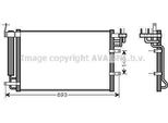 Prasco KA5093D - Oe 976062F000 Condensatore Aria Condizionata Con Essiccatore Per Cerato (Ld)