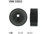 Skf Vkm 33013 Puleggia Tendicinghia, Cinghia Trapezoidale Dentata Oe 575129 Compatibile Con Berlingo, C5, C8, Evasion, Jumpy, Xantia, Xm, Xsara, 306, Zx, Scudo, Ulysse, Phedra, Zeta, 206, 406, Expert, Partner, 605, 607, 806, 807