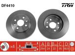 Trw DF4410 - Oe 51712 FD300 Disco Freno Per Rio (Dc)
