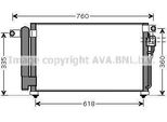 Prasco KA5081D - Oe 976061G000 Condensatore Aria Condizionata Con Essiccatore Per Rio Ii (Jb)