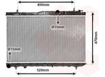 Van Wezel 83002086 - Oe 25310 2F500 Radiatore, Raffreddamento Motore Per Cerato (Ld)