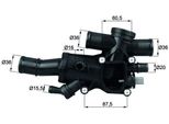 Mahle Th 44 83 Termostato, Liquido Di Raffreddamento Oe 1336X1 Compatibile Con C4, C4, C5, C8, Jumpy, Scudo, Ulysse, C-Max, Focus, Galaxy, Kuga, Mondeo, S-Max, Phedra, 307, 308, 407, 508, 607, 807, Expert, C30, C70, S40, S80, V50, V70