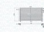 Magneti Marelli 350203961000 - Oe 97606 1G000 Condensatore Aria Condizionata Con Essiccatore Per Rio Ii (Jb)