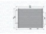 Magneti Marelli 350203984000 - Oe 97606 2K000 Condensatore Aria Condizionata Con Essiccatore Per Soul (Am)