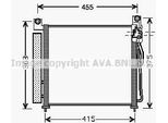 Prasco KA5065D - Oe 9760607000 Condensatore Aria Condizionata Con Essiccatore Per Picanto (Sa)