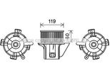Prasco CN8299 - Motore Soffiatore Oe 6441S6 Per C4 I (Lc), C4 (La), 307, 307 Cc (3B), 307 Sw (3H)