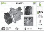 Valeo 699393 - Compressore Aria Condizionata Oe 6453 Rj Per C1 (Pm, Pn), Aygo (B1)
