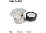 Skf Vkm 34700 - Puleggia Tenditore Oe 5751 F2, Cinghia Con Nervatura A V Per Jumper, Ducato, Tourneo Custom, Transit Custom, Transit, Transit Tourneo, Transit V363, Boxer