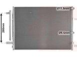 Van Wezel 21015701 - Condensatore Aria Condizionata Oe K52014775AB Con Essiccatore Per Cherokee (Kl)