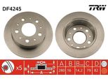 Trw DF4245 - Disco Freno Oe 4246 Z3 Per Jumper, Ducato, Boxer