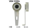 Skf Vkm 33004 - Oe 5751 45 Puleggia Tenditore, Cinghia A V Per Berlingo, Jumpy (U6U), Jumpy (B), Xsara, Scudo, 206 (2A/C), 206 Van, 306, Expert (224), Expert (222), Expert (223), Partner (5, G)