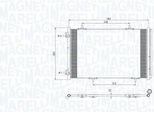 Magneti Marelli 350203812000 - Oe 9674994280 Condensatore Aria Condizionata Con Essiccatore Per C-Elysee (Dd), 301