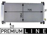 Mahle Ac 597 000P - Oe 6455HR Condensatore Aria Condizionata Con Essiccatore Per C6 (Td), C5 Iii (Rw), C5 Iii (Rd), 508 (8E), 508 (8D), 407