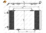 Nrf 350066 - Oe 9674994280 Condensatore Aria Condizionata Con Essiccatore Per C-Elysee (Dd), 301