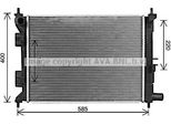 Prasco HY2494 - Oe 25310C8000 Radiatore, Raffreddamento Motore Per I20 (Gb, Ib)