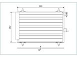 Valeo 817508 - Condensatore Aria Condizionata Oe 6455 At Con Essiccatore Per Berlingo, Jumpy (B), Xsara, Partner (5, G)
