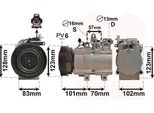 Van Wezel Compressore Aria Condizionata 8200K219 Per Hyundai Tucson (Jm)