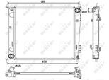 Nrf 53057 - Oe 253102K000 Radiatore, Raffreddamento Motore Per Soul (Am)