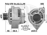 Era 209660A - Alternatore Oe 1X43 10300 Cb Per X-Type (X400)
