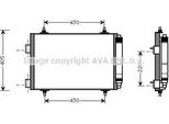 Prasco PEA5215D - Condensatore Aria Condizionata Oe 6455AC Con Essiccatore Per 307, 307 Cc (3B), 307 Sw (3H)