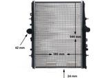Mahle Cr 883 000S - Oe 133078 Radiatore, Raffreddamento Motore Per C5 I (Dc), C5 I (De), C5 Ii (Rc), C5 Ii (Re), C5 (De), 406, 607 (9D, 9U)