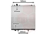 Van Wezel 82002162 - Oe 25310 H1920 Radiatore, Raffreddamento Motore Per Terracan (Hp)