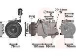 Van Wezel 8300K279 - Compressore Aria Condizionata Oe 97701 2S500AS1 Per Ix35