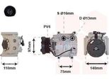 Van Wezel Compressore Aria Condizionata 7700K025 Per Jaguar S-Type (X200)