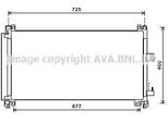 Prasco CN5273D - Condensatore Aria Condizionata Oe 6455HR Con Essiccatore Per C5 Iii (Rd), C5 Iii (Rw), C6 (Td), 407, 508 (8D), 508 (8E)